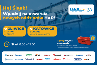 HAP Armatura otwiera nowe oddziały na Śląsku - Gliwice i Katowice HAP Armatura otwiera nowe oddziały na Śląsku - Gliwice i Katowice